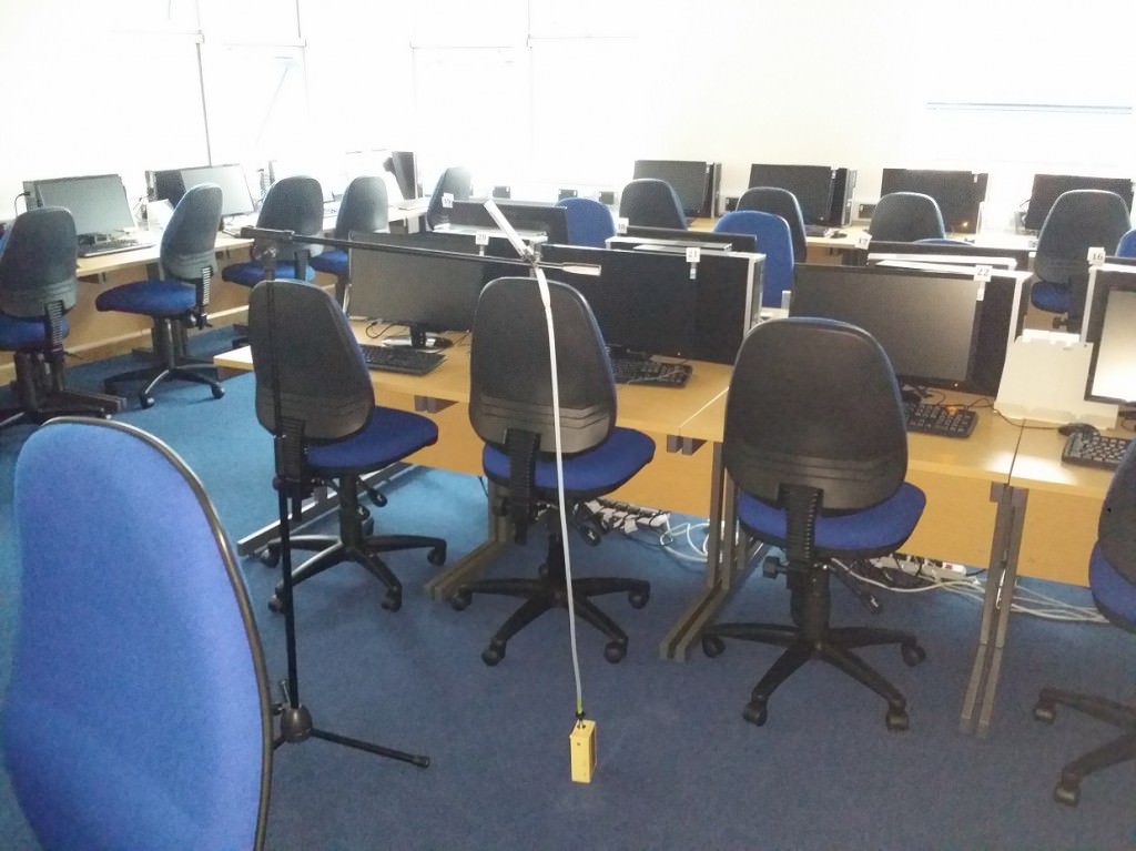 total volatile organic compounds in classroom