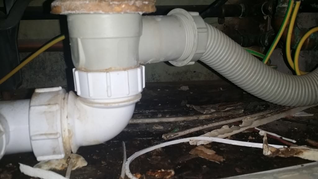 fungal rot under bath