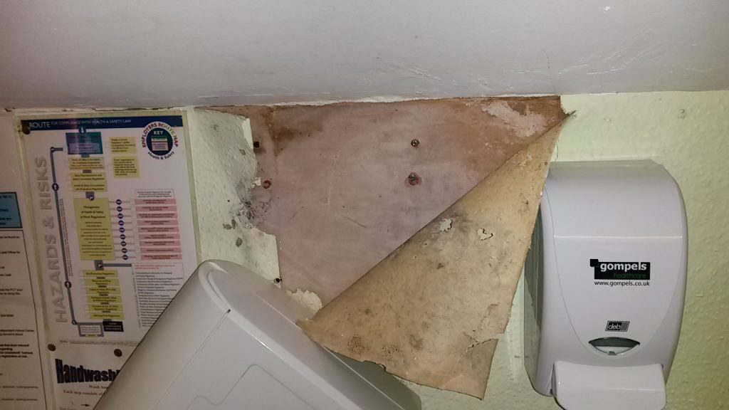 mould investigation in Langold in Yorkshire 